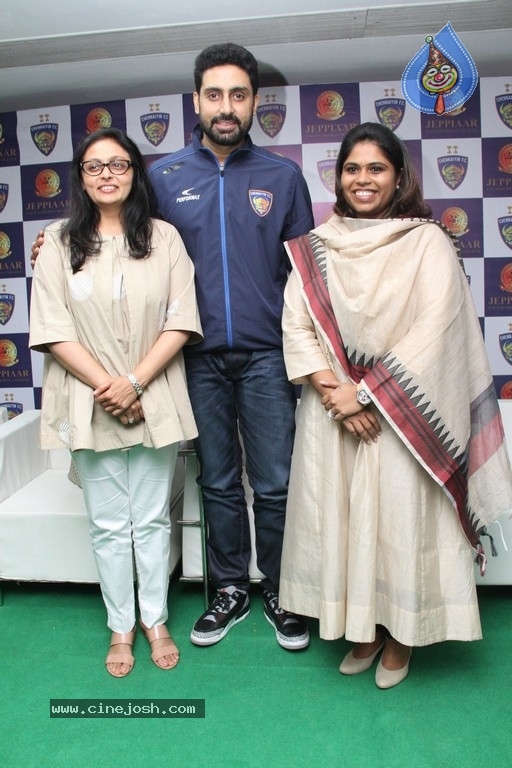 Abhishek Bachchan Launched Chennaiyin FC Soccer School - 21 / 29 photos