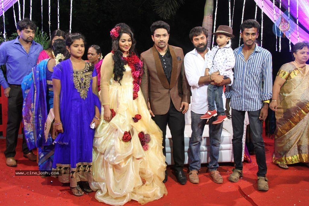 Actor Harish and Abinaya Wedding Reception - 6 / 35 photos