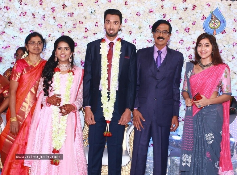 Actor Mano Bala Son Harish-Priya Wedding Reception - 14 / 57 photos