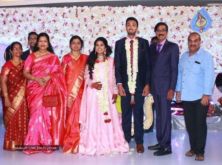 Actor Mano Bala Son Harish-Priya Wedding Reception - 25 / 57 photos