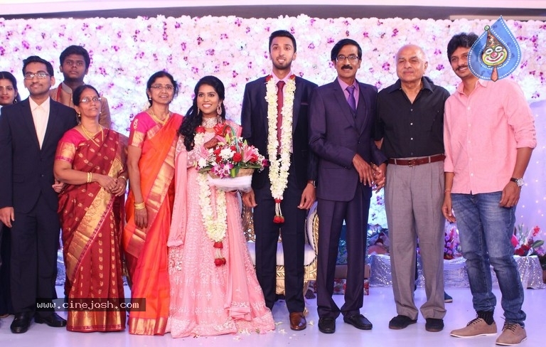 Actor Mano Bala Son Harish-Priya Wedding Reception - 35 / 57 photos