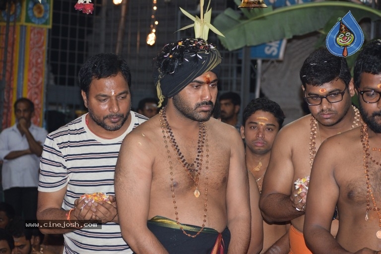 Actor Sharwanand Conduct Ayyappa Swamy Pooja At Film Nagar Temple - 19 / 20 photos