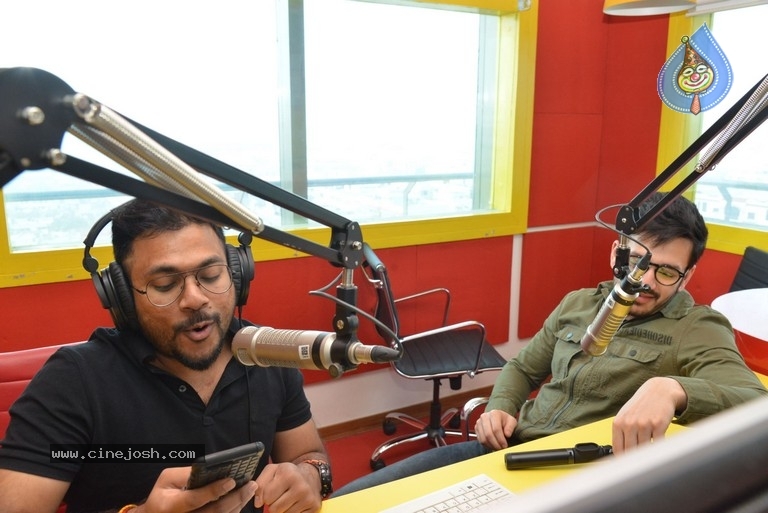 Akhil Akkineni at Radio Mirchi - 9 / 17 photos