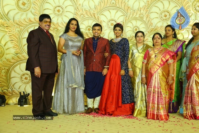 Ambica Krishna Grandson Wedding Reception Photos - 17 / 30 photos