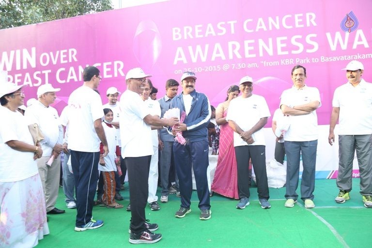 Balakrishna at Breast Cancer Awareness Walk - 6 / 15 photos