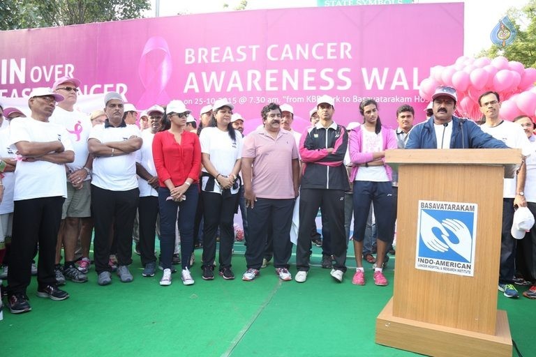 Balakrishna at Breast Cancer Awareness Walk - 8 / 15 photos