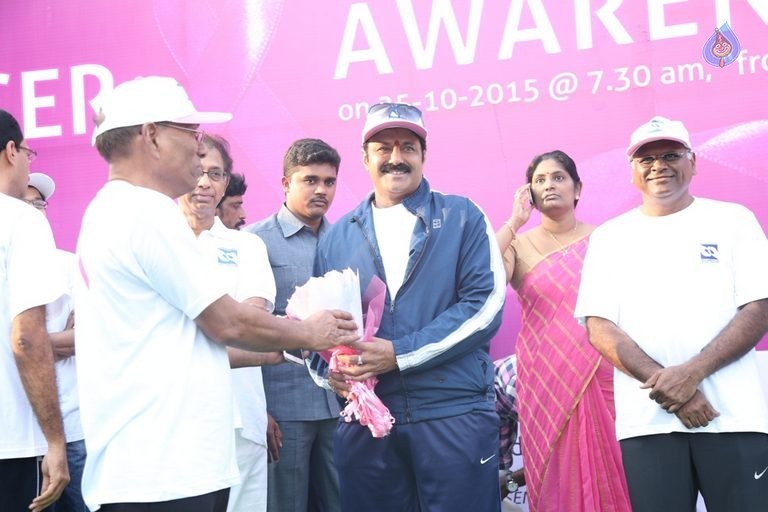 Balakrishna at Breast Cancer Awareness Walk - 9 / 15 photos