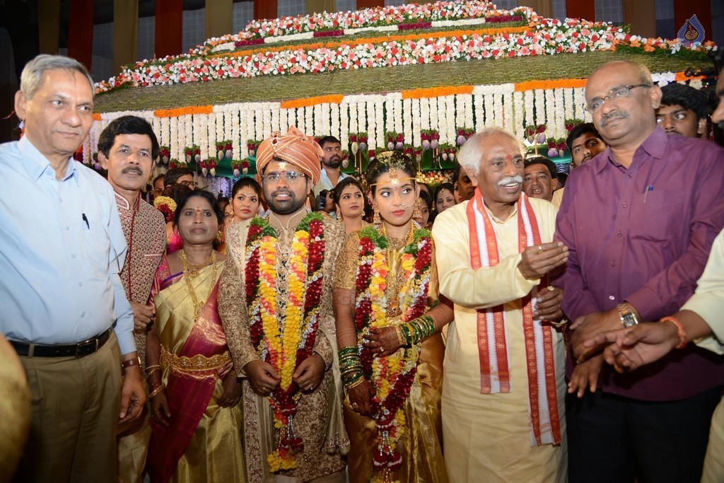 Bandaru Dattatreya Daughter Marriage Photos - 12 / 128 photos