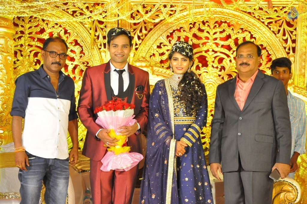 Bhuvan Sagar and Sindhusha Wedding Reception Photos - 6 / 124 photos