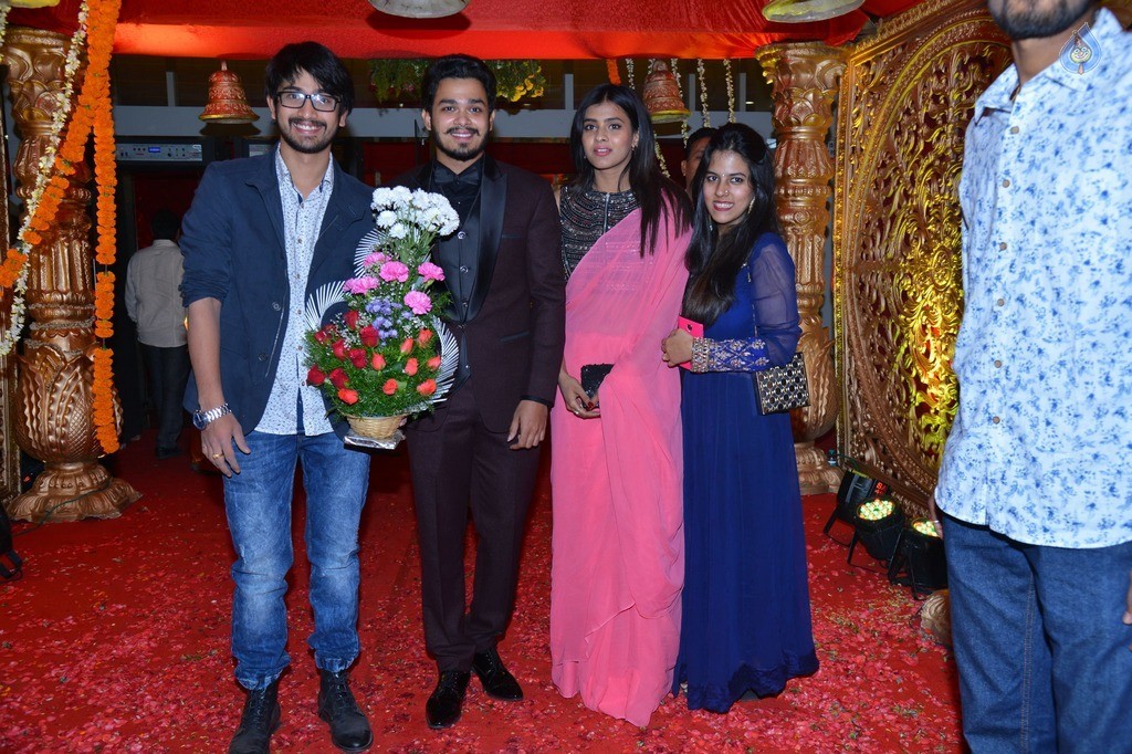 Bhuvan Sagar and Sindhusha Wedding Reception Photos - 8 / 124 photos