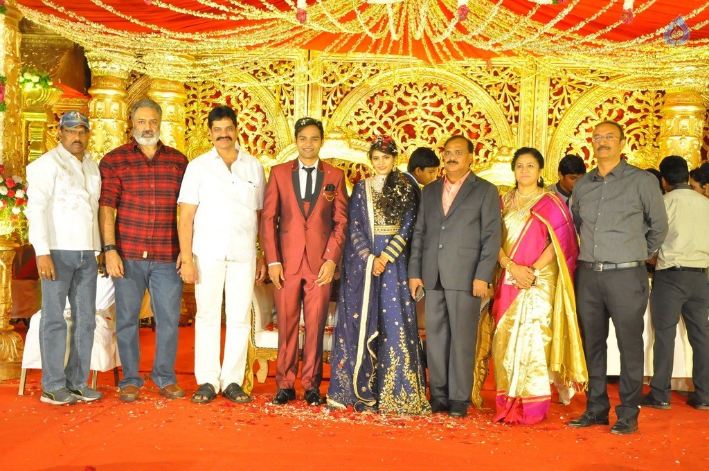 Bhuvan Sagar and Sindhusha Wedding Reception Photos - 19 / 124 photos