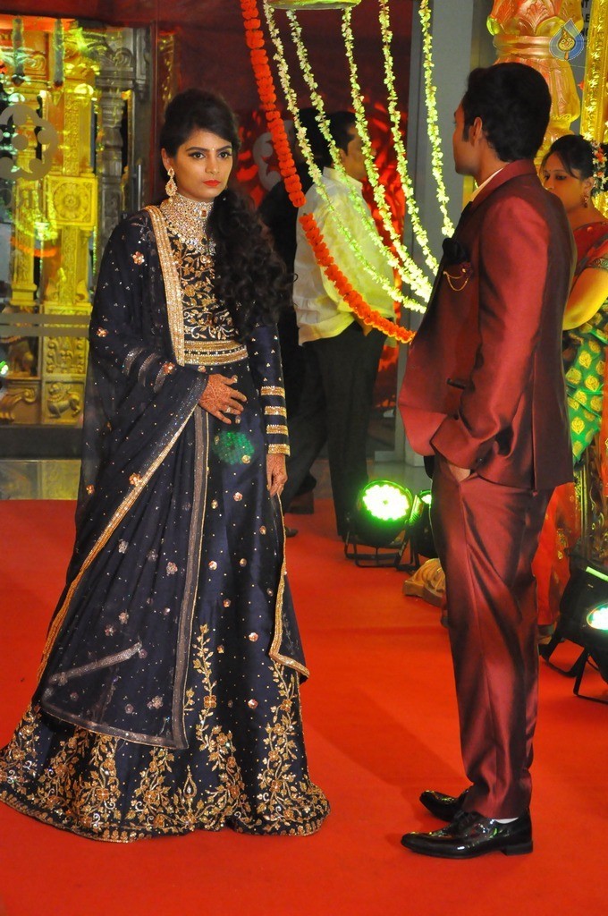 Bhuvan Sagar and Sindhusha Wedding Reception Photos - 55 / 124 photos