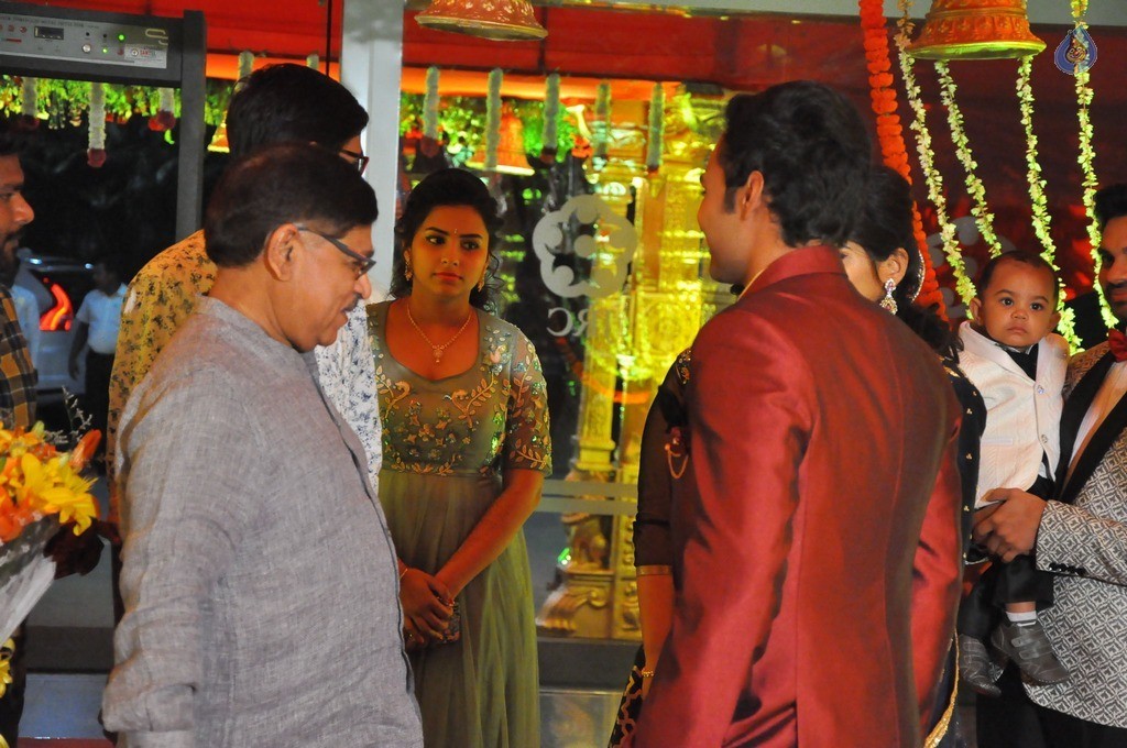 Bhuvan Sagar and Sindhusha Wedding Reception Photos - 99 / 124 photos