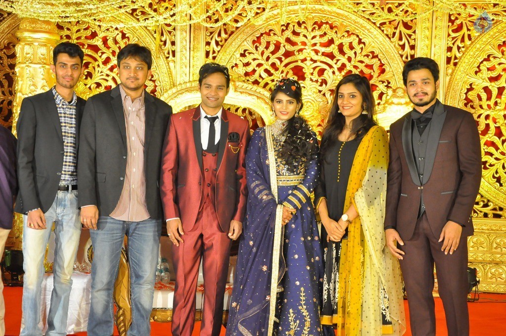Bhuvan Sagar and Sindhusha Wedding Reception Photos - 115 / 124 photos