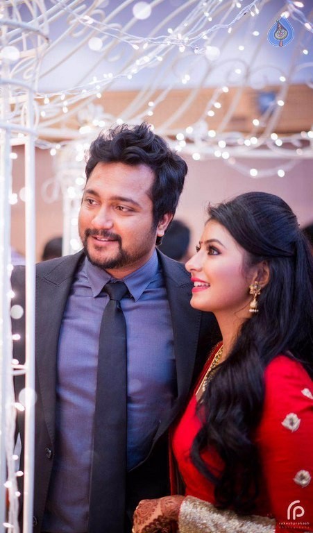 Bobby Simha and Reshmi Wedding Reception  - 4 / 17 photos