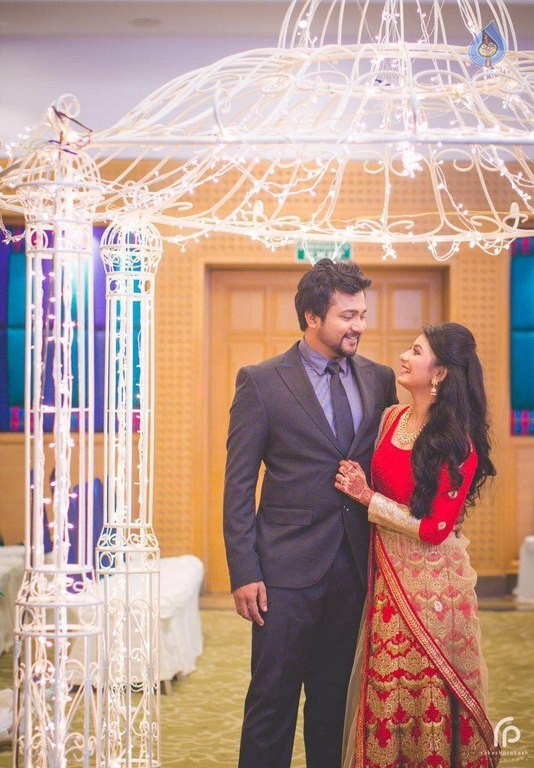 Bobby Simha and Reshmi Wedding Reception  - 5 / 17 photos