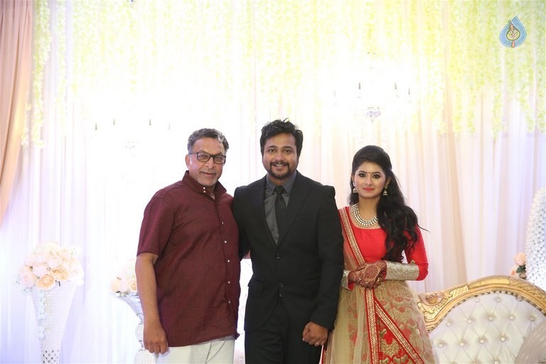 Bobby Simha and Reshmi Wedding Reception  - 10 / 17 photos