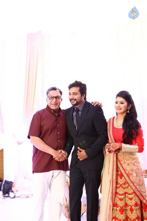 Bobby Simha and Reshmi Wedding Reception  - 12 / 17 photos