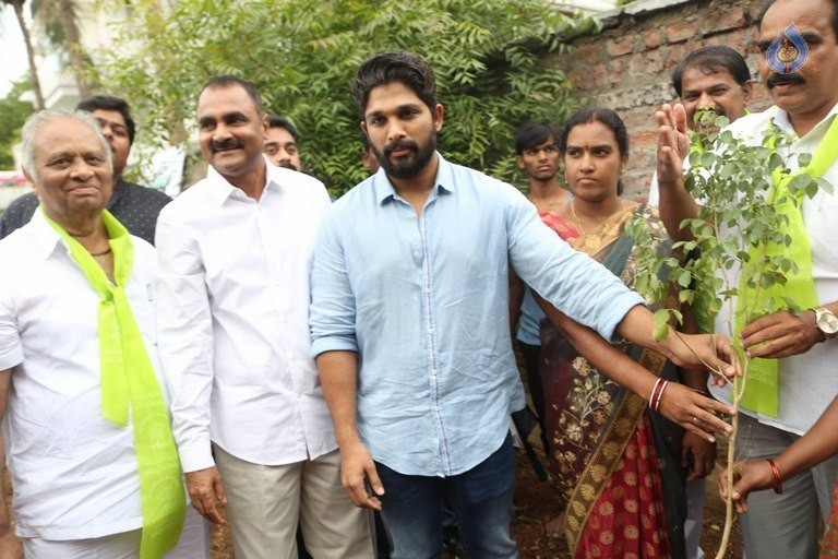 Celebrities Participates in Haritha Haram Program - 18 / 100 photos