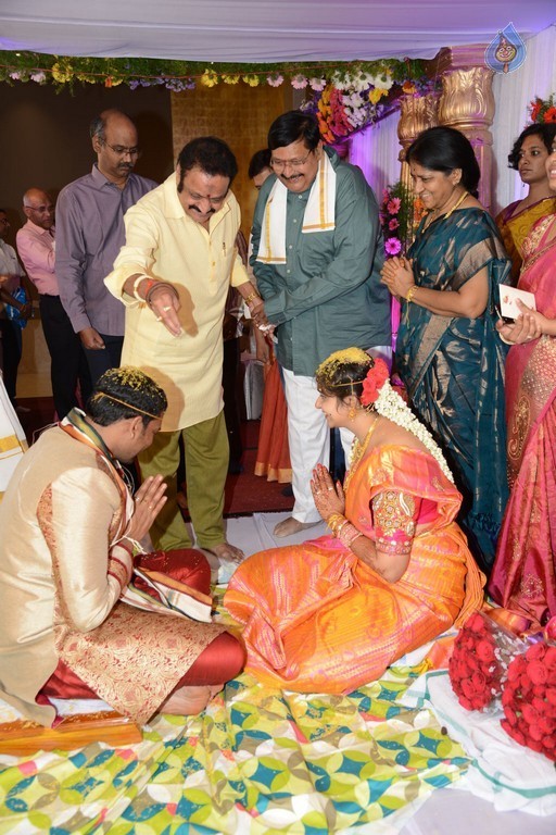 Director K Vasu Daughter Wedding Photos - 4 / 37 photos