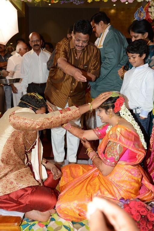 Director K Vasu Daughter Wedding Photos - 9 / 37 photos