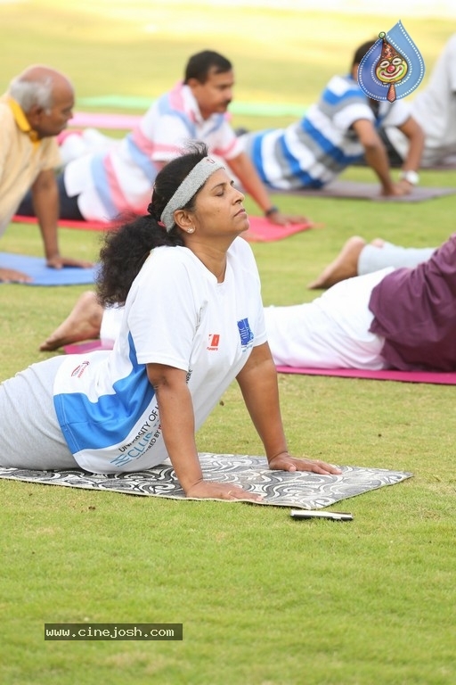 FNCC Yoga Day Celebrations - 18 / 46 photos