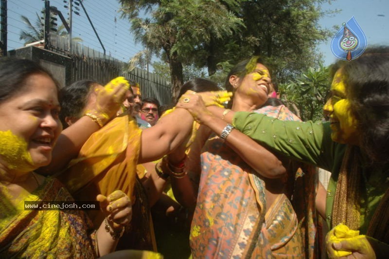 Holi Celebrations in Hyderabad - 12 / 76 photos