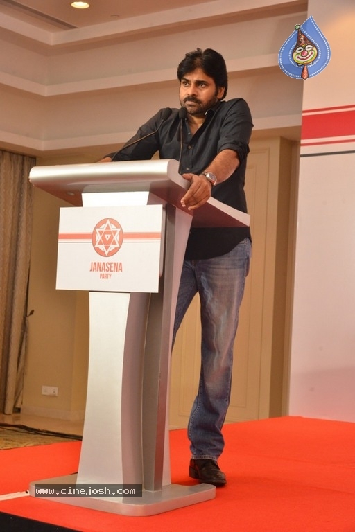 JanaSena Chief Pawan Kalyan Press Meet In Chennai - 1 / 22 photos