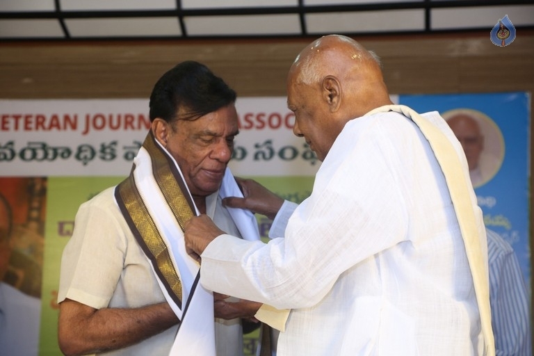 Journalists Association Felicitates Dadasaheb Phalke K Viswanath - 18 / 52 photos