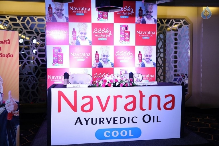 Jr NTR at Navratna Ayurvedic Oil Press Meet - 21 / 21 photos