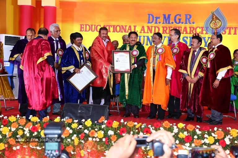 Manchu Mohan Babu Doctorate Award By MGR University Photos - 7 / 8 photos