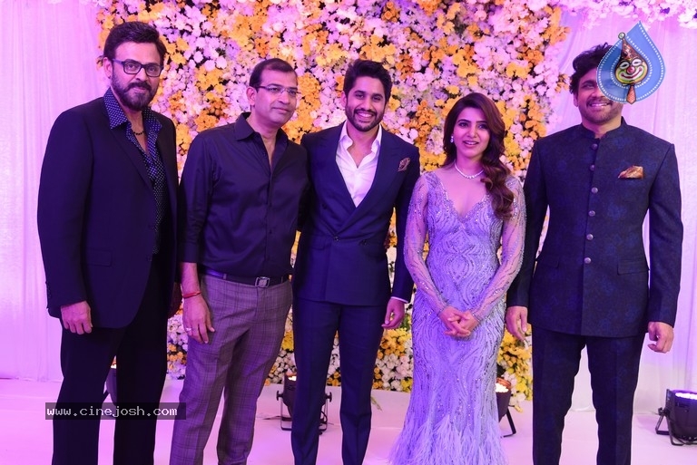 Naga Chaitanya - Samantha Reception Photos 02 - 17 / 21 photos