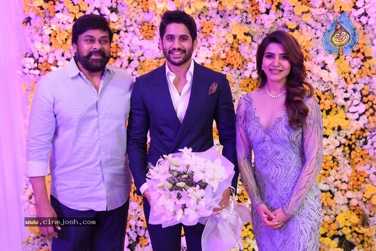 Naga Chaitanya - Samantha Reception Photos - 13 / 17 photos