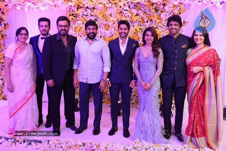 Naga Chaitanya - Samantha Reception Photos - 15 / 17 photos