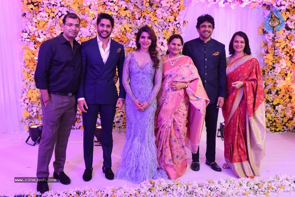 Naga Chaitanya and Samantha Wedding Reception Photos - 12 / 13 photos