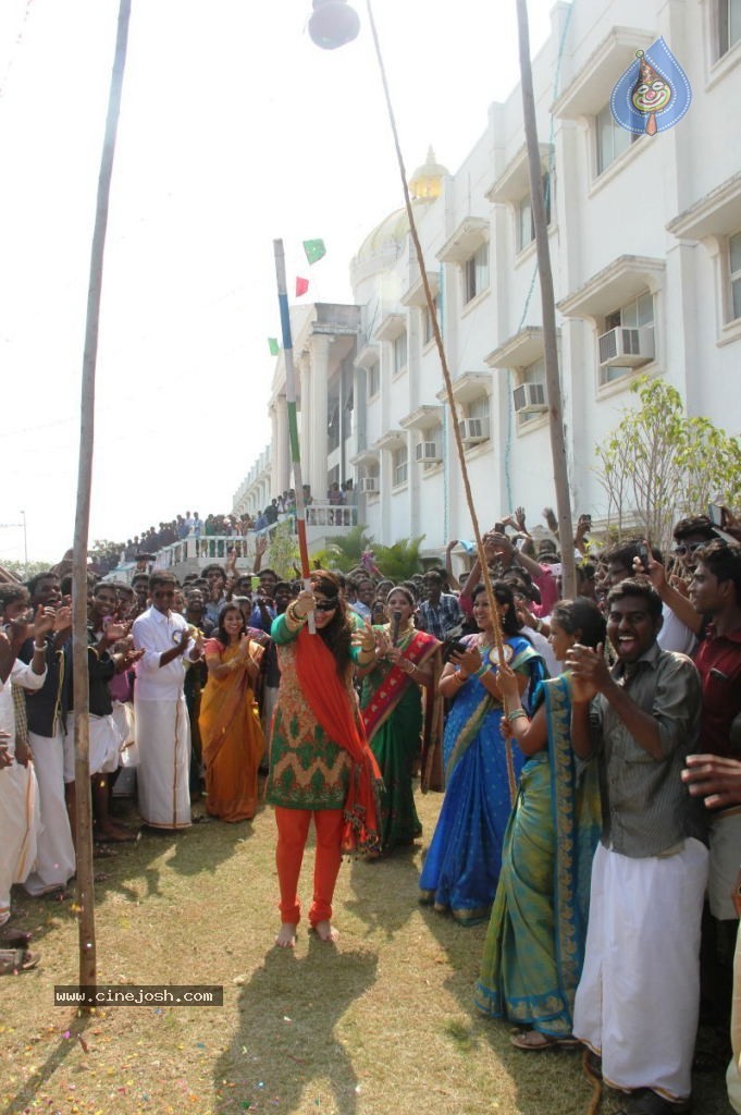 Namitha Pongal Celebration at SMK Fomra College - 2 / 61 photos