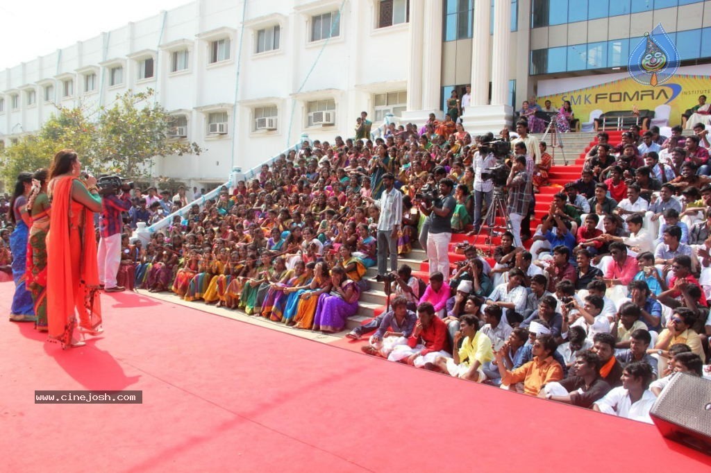 Namitha Pongal Celebration at SMK Fomra College - 6 / 61 photos