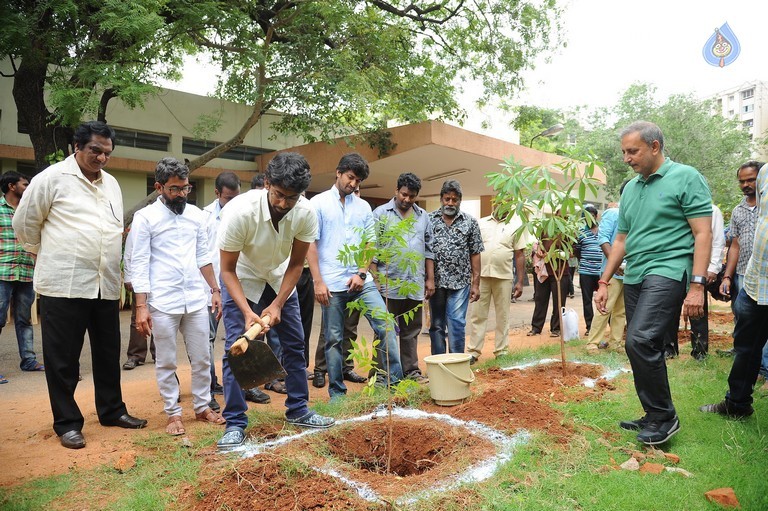 Nani and Majnu Team Participate in Haritha Haram - 7 / 10 photos