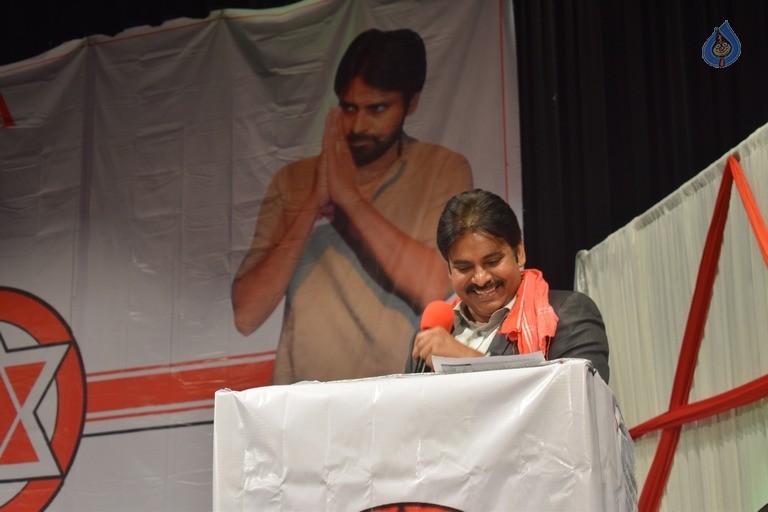 Pawan Kalyan Speech Photos in Nashua - 4 / 18 photos