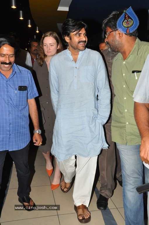 Pawan Kalyan Watches Rangasthalam Movie - 6 / 42 photos