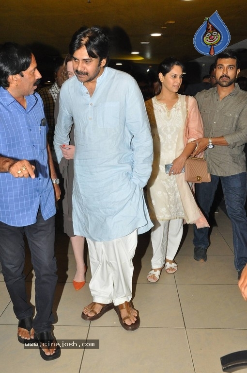 Pawan Kalyan Watches Rangasthalam Movie - 14 / 42 photos