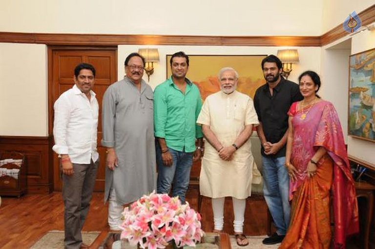 Prabhas Meets Top Politicians - 13 / 14 photos
