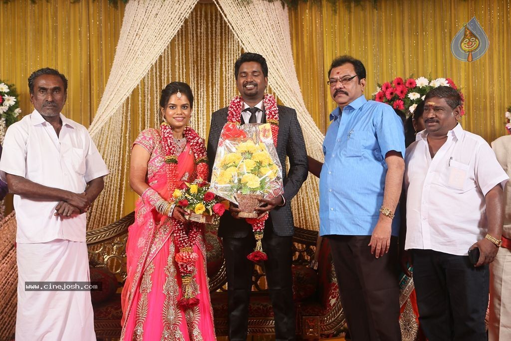 Producer Amutha Durairaj Daughter Wedding Reception - 15 / 57 photos
