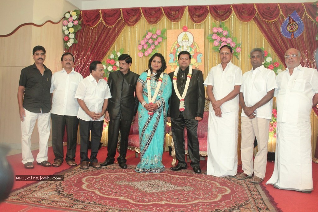 Producer Swaminathan Son Wedding Reception - 16 / 89 photos