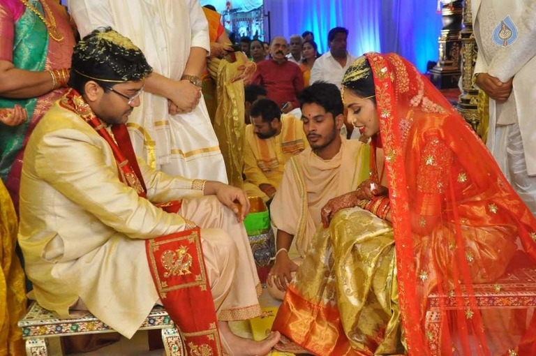Puskur Rammohan Rao Daughter Wedding Photos - 1 / 47 photos
