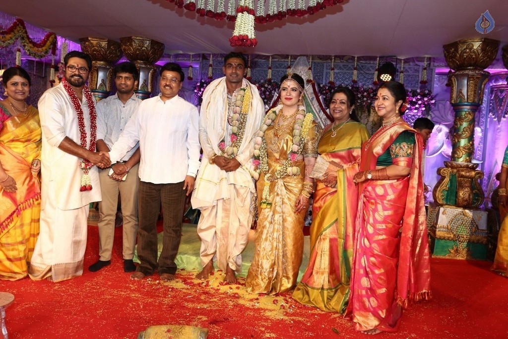 Radhika Daughter Rayane and Mithun Wedding Photos - 21 / 54 photos