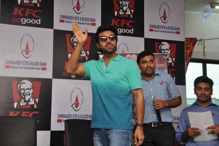 Ram Charan at KFC Employees Blood Donation Event - 21 / 81 photos