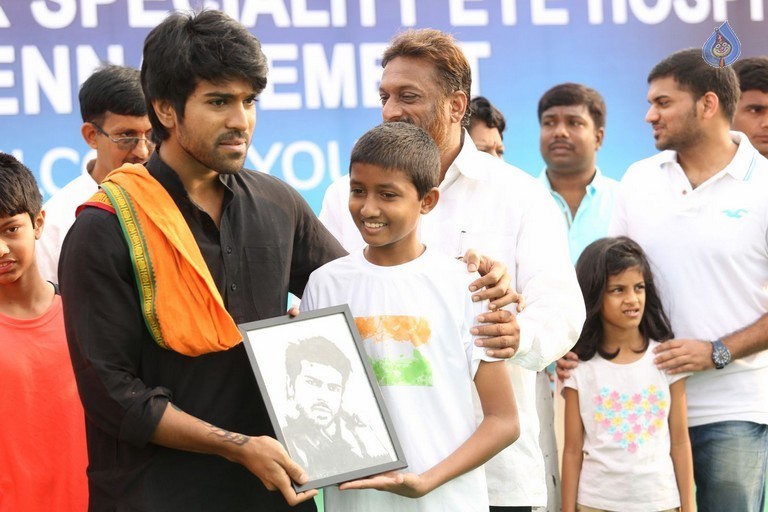 Ram Charan at World Sight Day Walk - 9 / 63 photos