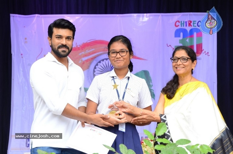 Ram Charan Celebrates Independence Day In Chirec School - 11 / 60 photos
