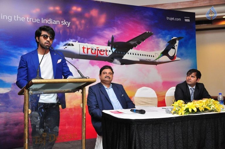 Ram Charan Trujet Airways Press Meet - 1 / 42 photos